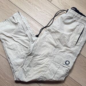 Vintage Abercrombie & Fitch Cargo Pants Mens M Tan Y2K Parachute Gopcore
